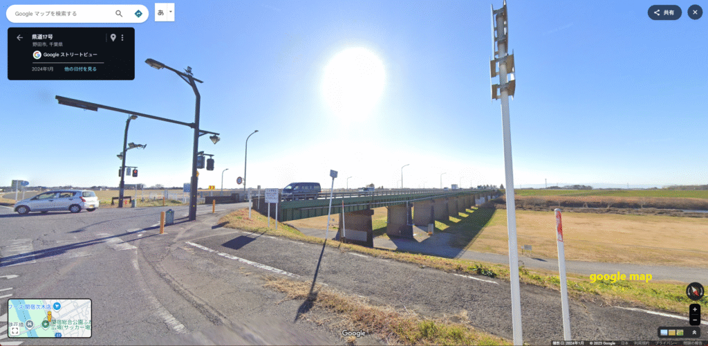宝珠花橋江戸川河川敷