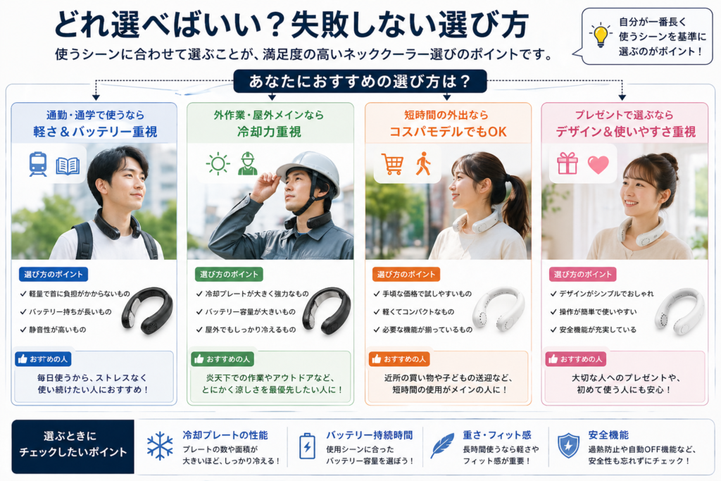 ネッククーラーは意味ない？→ペルチェ式なら『ちゃんと冷える』理由とおすすめ3選