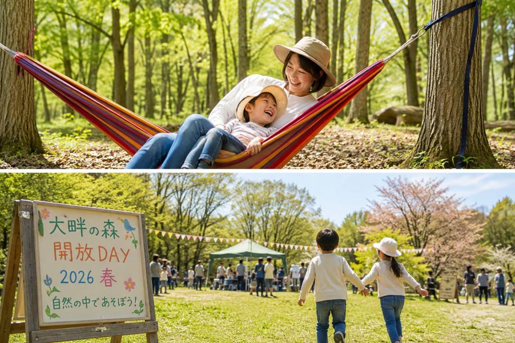 【流山イベント】大畔の森開放DAY 2026春|子どもと自然遊びを満喫!