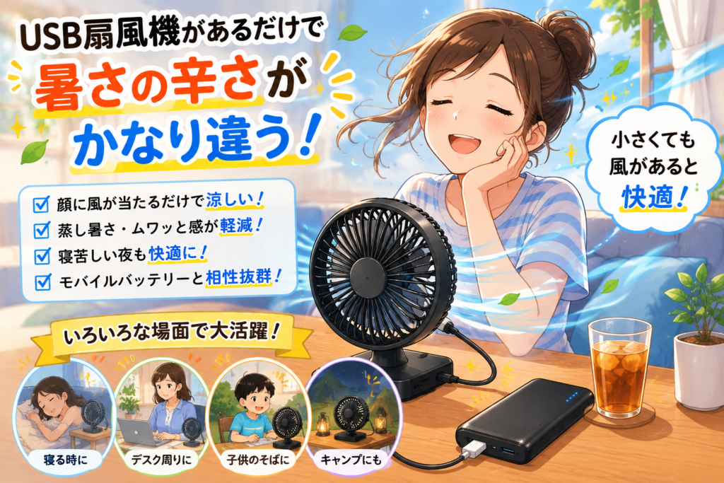 夏の停電対策｜普通の家庭でも準備しやすい暑さ対策グッズを紹介！キャンプにも便利