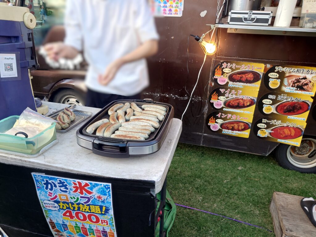 2026年南流山連合納涼祭の会場の様子。多くの来場者で賑わう夏祭り会場