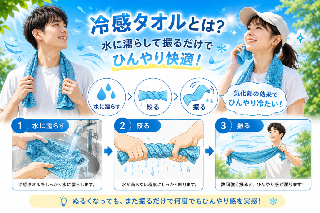【2026】冷感タオルおすすめ5選|夏祭り・通勤・スポーツで使いやすい人気モデルを紹介