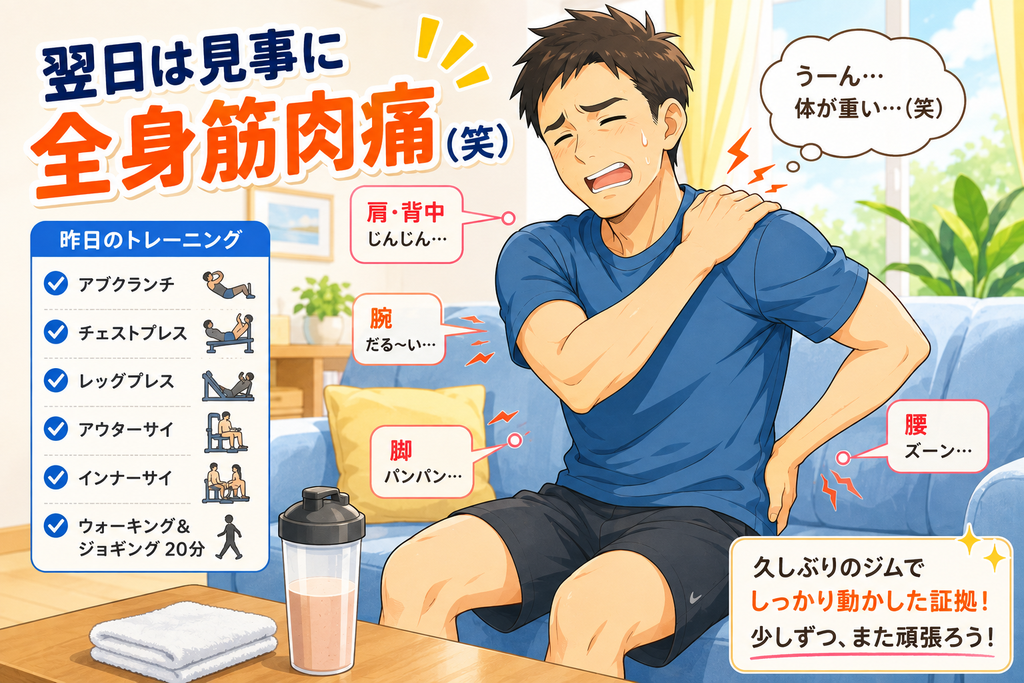 【51歳】約4か月ぶりにジムへ!仕事とブログを離れて自分だけの時間を楽しんできた
