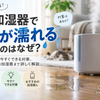 加湿器で床が濡れるのはなぜ？原因と床が濡れないための対策を紹介